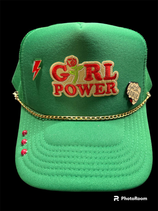 GIRL POWER TRUCKER HAT