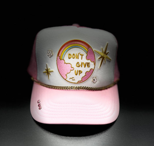 DON’T GIVE UP TRUCKER HAT